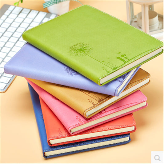PU Leather Notebooks, school Leaflet Notepad,