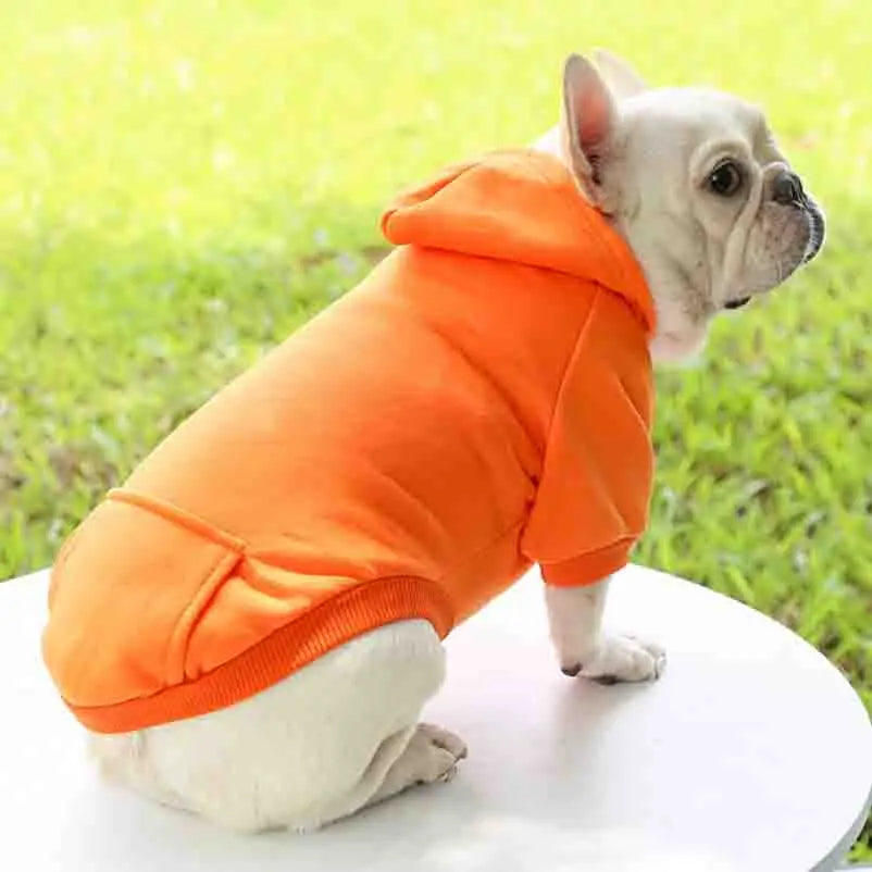 Hooded Winter Dog Sweatshirt