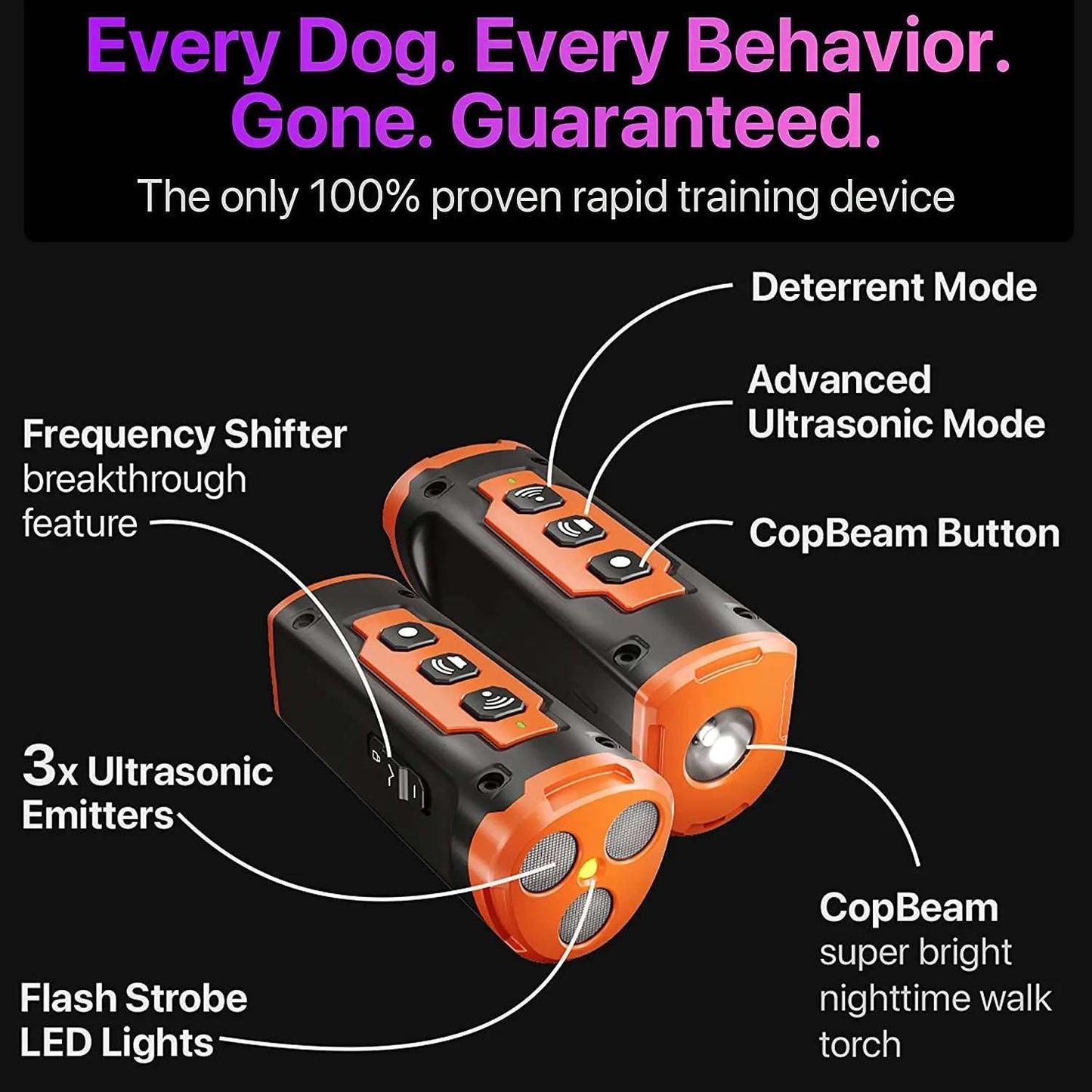 Anti-Dog Bark Flashlight