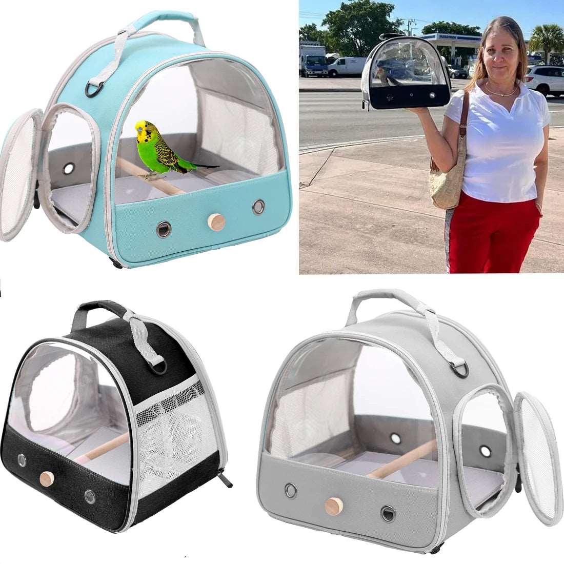 Portable Bird Carrier Bag