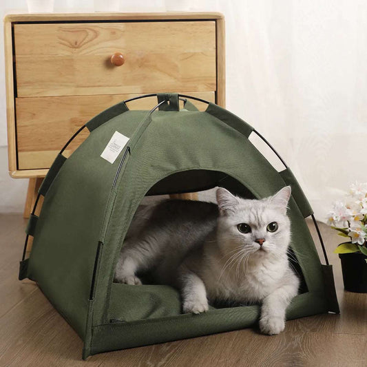 cozy cat tent bed