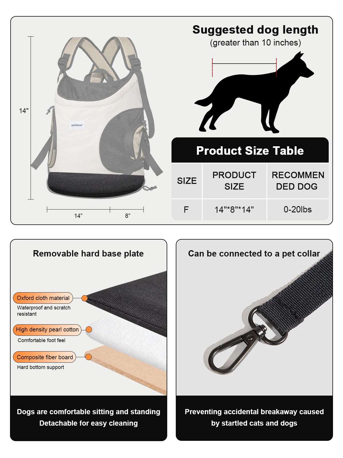  dog carrier backpack