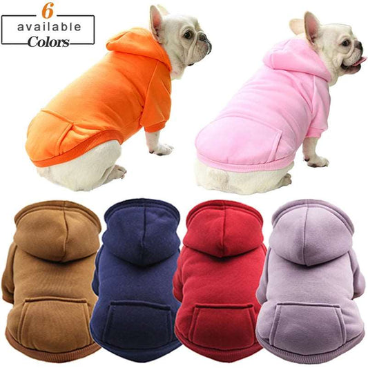 hooded dog sweatshirt